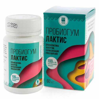 Пробиогум Лактис, таблетки, 60 шт