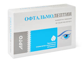 Концентрат пищевой «Офтальмолептин», таблетки, 50 шт