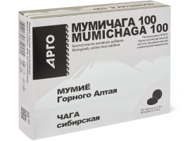 Концентрат пищевой «Мумичага-100», таблетки, 100 шт
