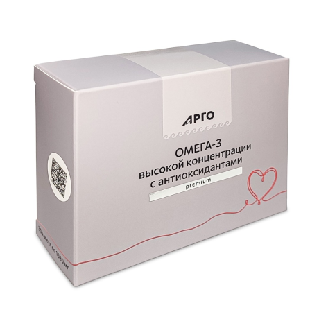 Омега-3 высокой концентрации с антиоксидантами, капсулы, 30 шт